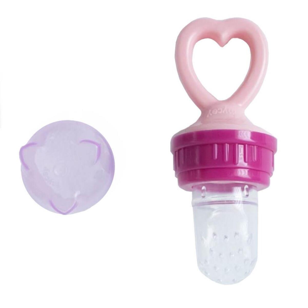 Mycey Silikon Meyve ve Sebze Emziği Pembe