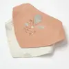 Bibaby Organik Önlük 2li Teach Me Kırmızı - Kahverengi - Mint