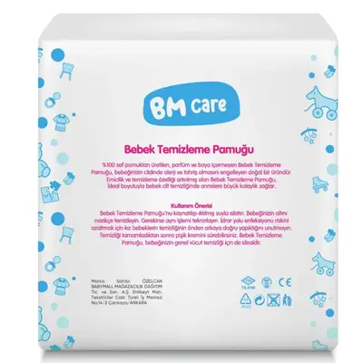 BM Care Temizleme Pamuğu 60lı x12