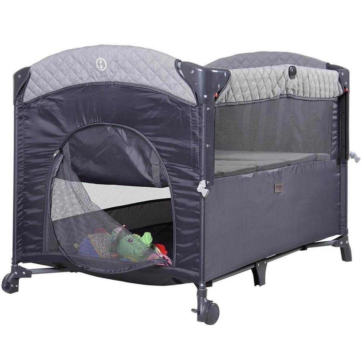 Prego 8041 Miami Basic Anne Yanı Oyun Parkıı 70x110 cm Gri