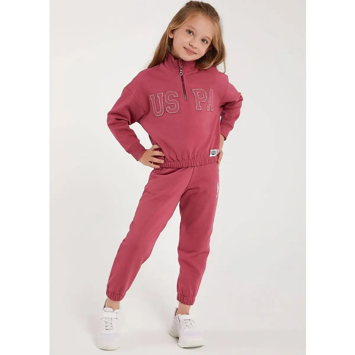 U.S. Polo Eşofman Takımı Gül Kurusu