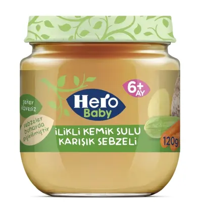 Hero Baby Kemik Sulu Karışık Sebzeli 120 Gr