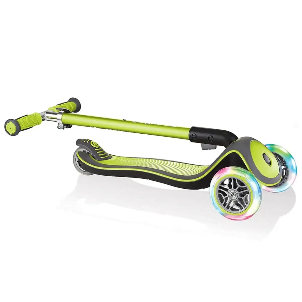 Globber Elite Deluxe Işıklı Scooter Yeşil