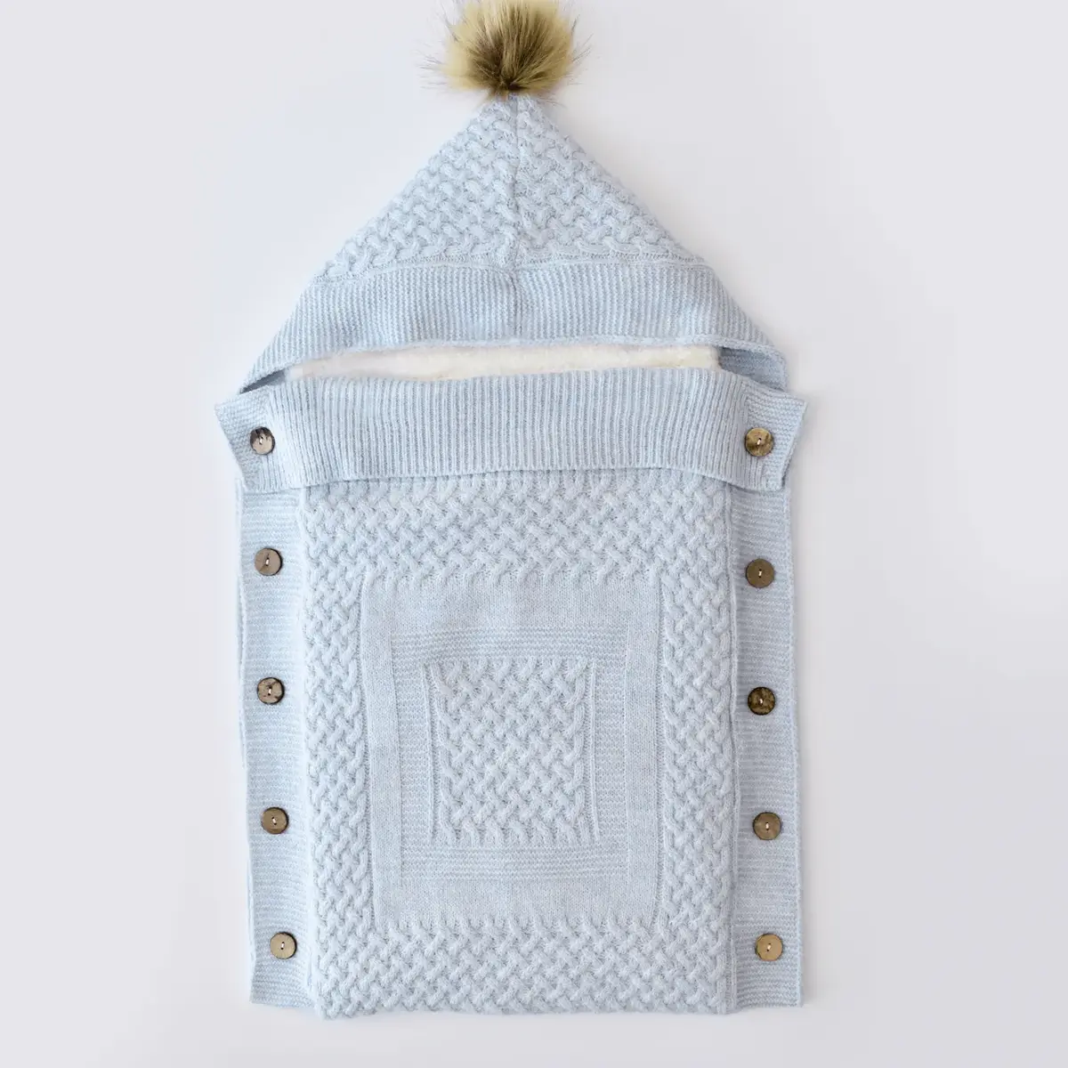 Bibaby Kundak Triko Elegance Mavi