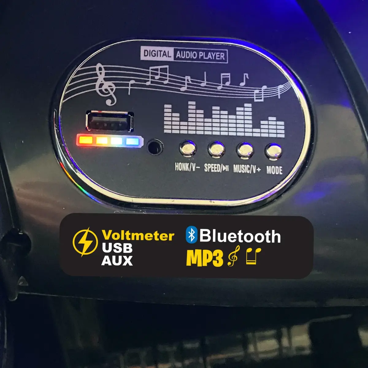 Carisma GT Akülü Araba Kumandalı 4*2 12 Volt Sarı