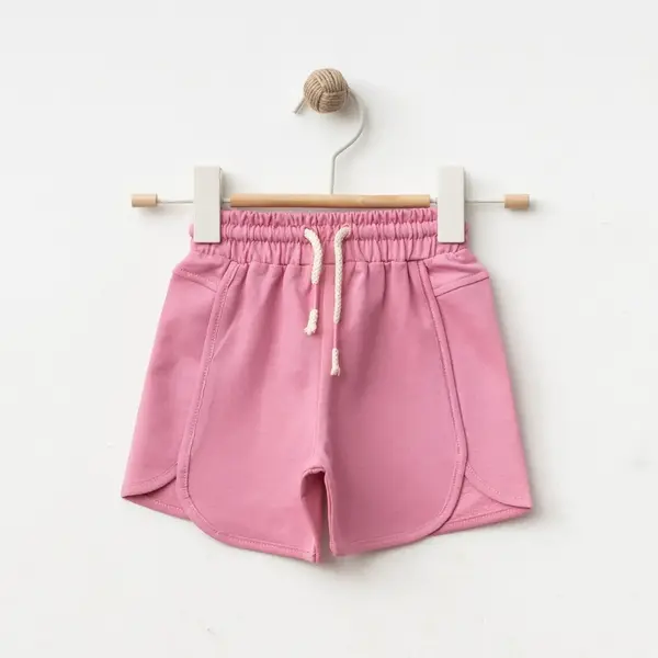 Winimo Şort Cepsiz Biyeli Pembe