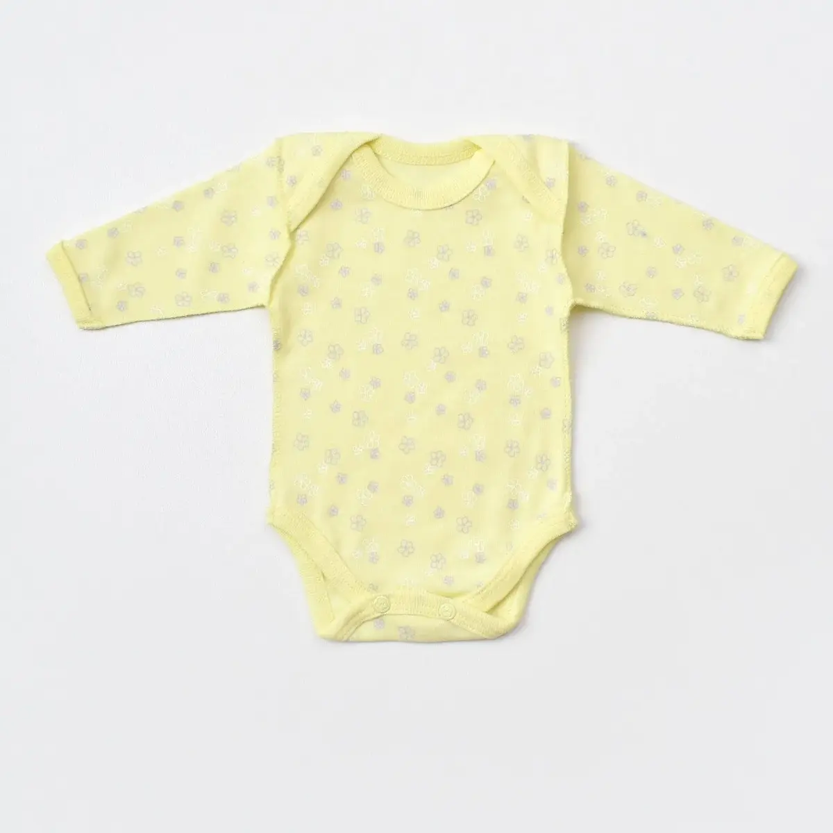 Bibaby Organik Zıbın Takımı Love You Yellow Lavender Prematüre