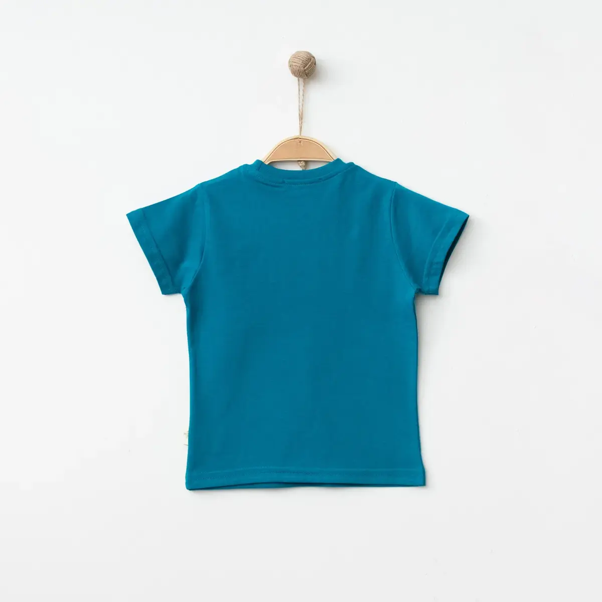 Bebolly T-shirt Happy Baskılı Turkuaz