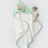 Bibaby Havlu Animals On Board Ekru - Yeşil