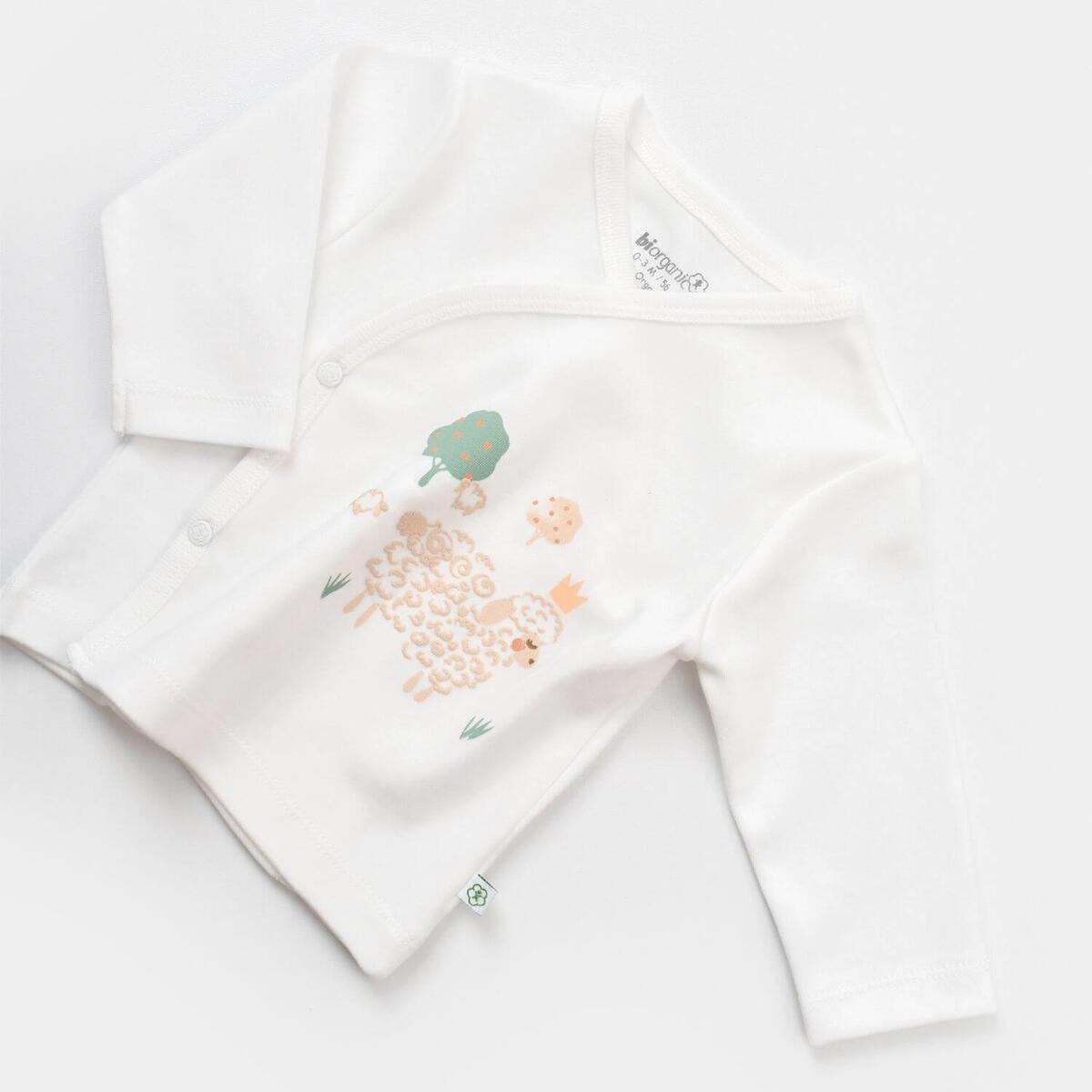 Bibaby Organik Zıbın Takımı 3lü Curly Sheep Ekru