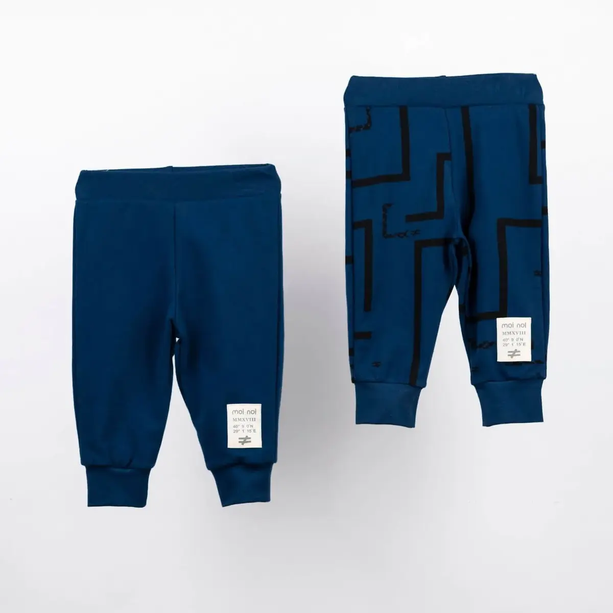 Moi Noi Pantolon 2li Koyu Mavi Moi Noi Pantolon 2li Koyu Mavi