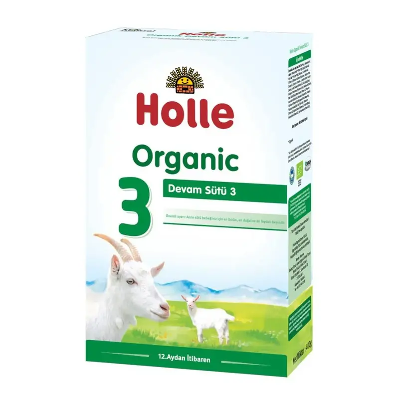 Holle 3 Organik Keçi Sütü Devam Formülü 400 Gr