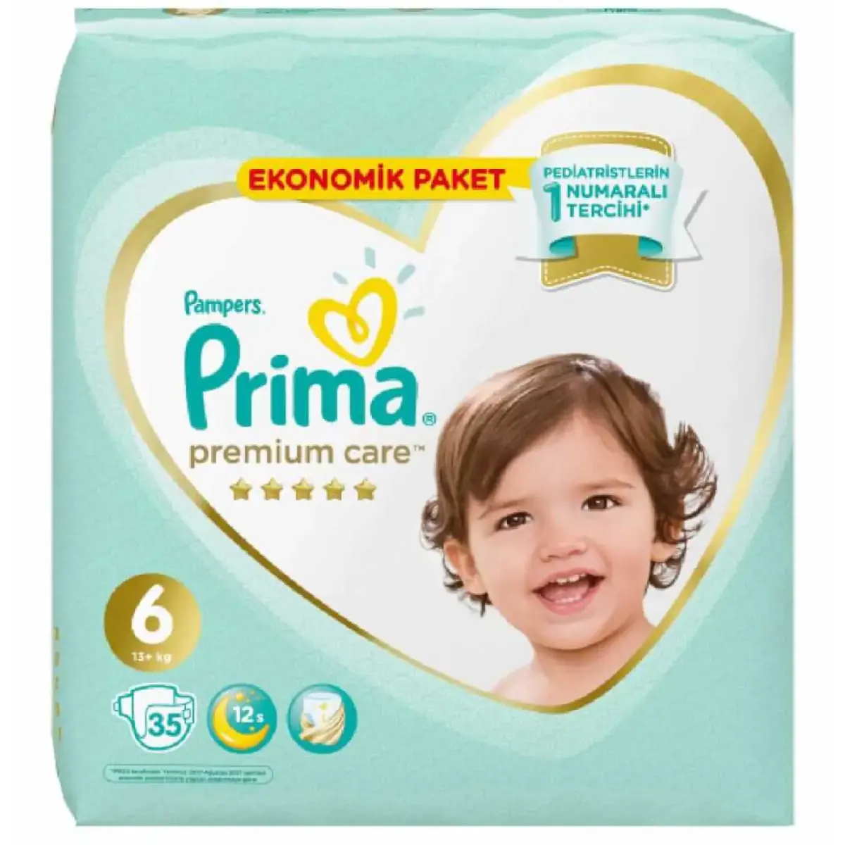 Prima Premium Care Bebek Bezi 6 Beden 13+ Kg 35li Ekonomik Paket Prima Premium Care Bebek Bezi 6 Beden 13+ Kg 35li Ekonomik Paket