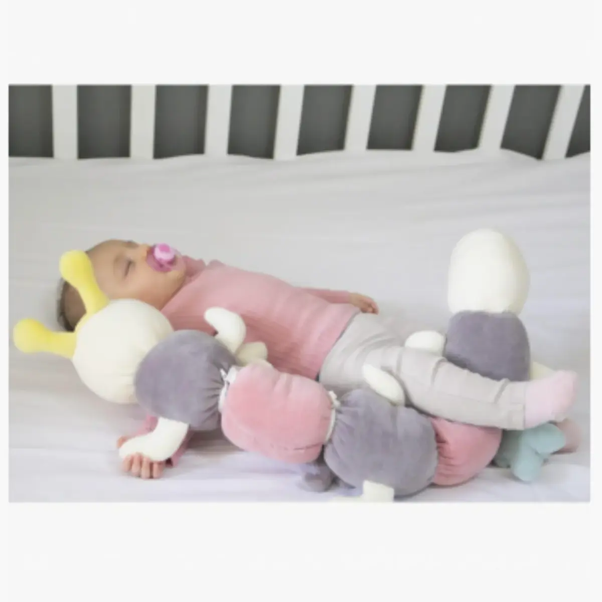 Babyjem Oyuncaklı Tırtıl Pembe