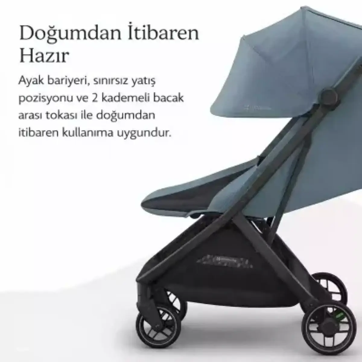 Uppababy Minu V3 Kabin Bebek Arabası Greyson