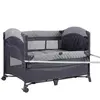 Prego 8040 Miami Premium Anne Yanı Oyun Parkı 70x120 cm Gri
