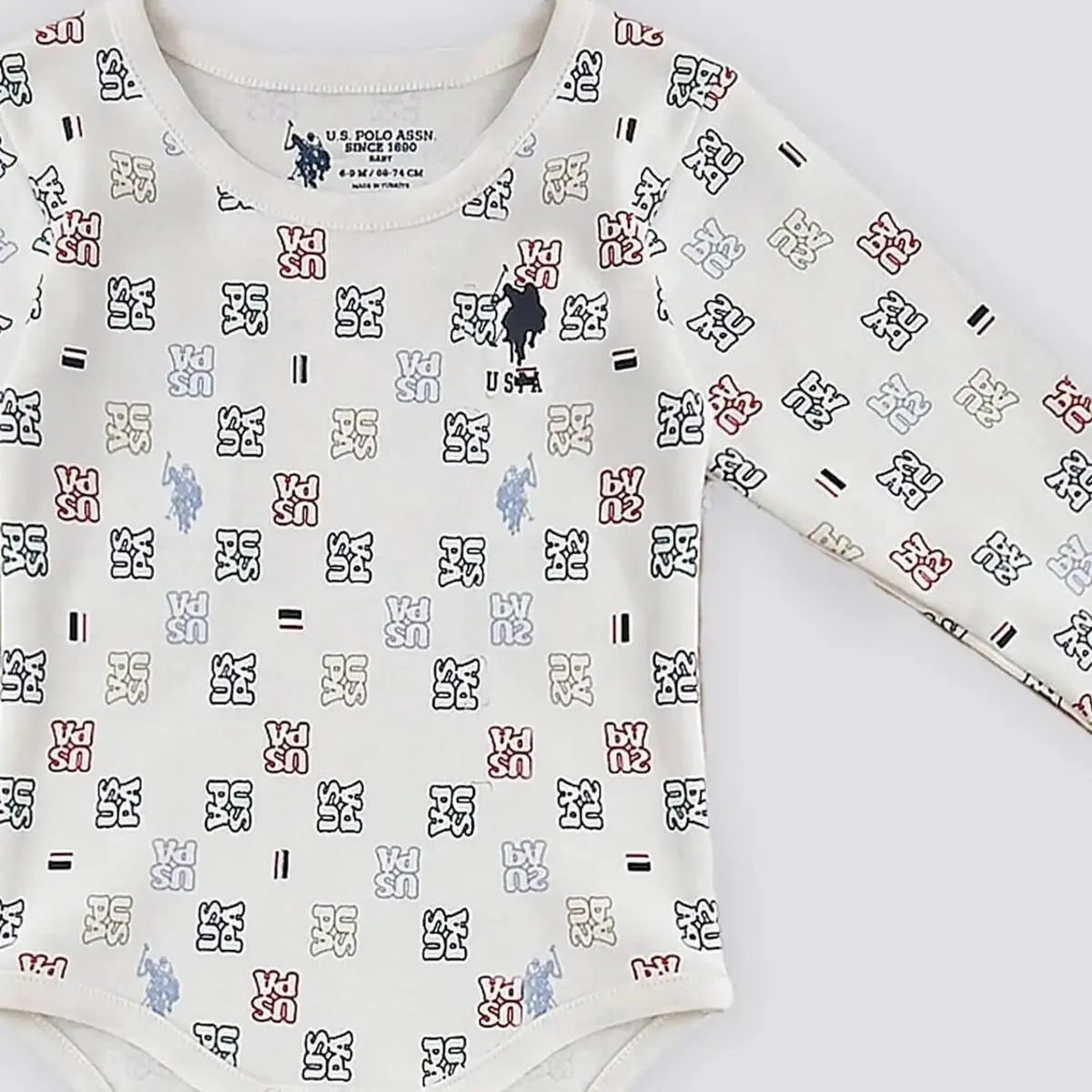 U.S. Polo 2li Takım Bodyli Krem