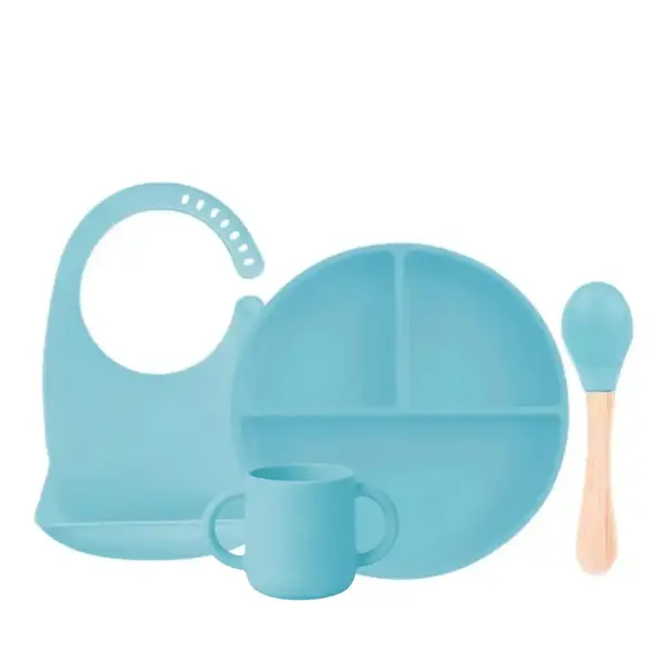 BM Care Beslenme Seti 4lü Mavi