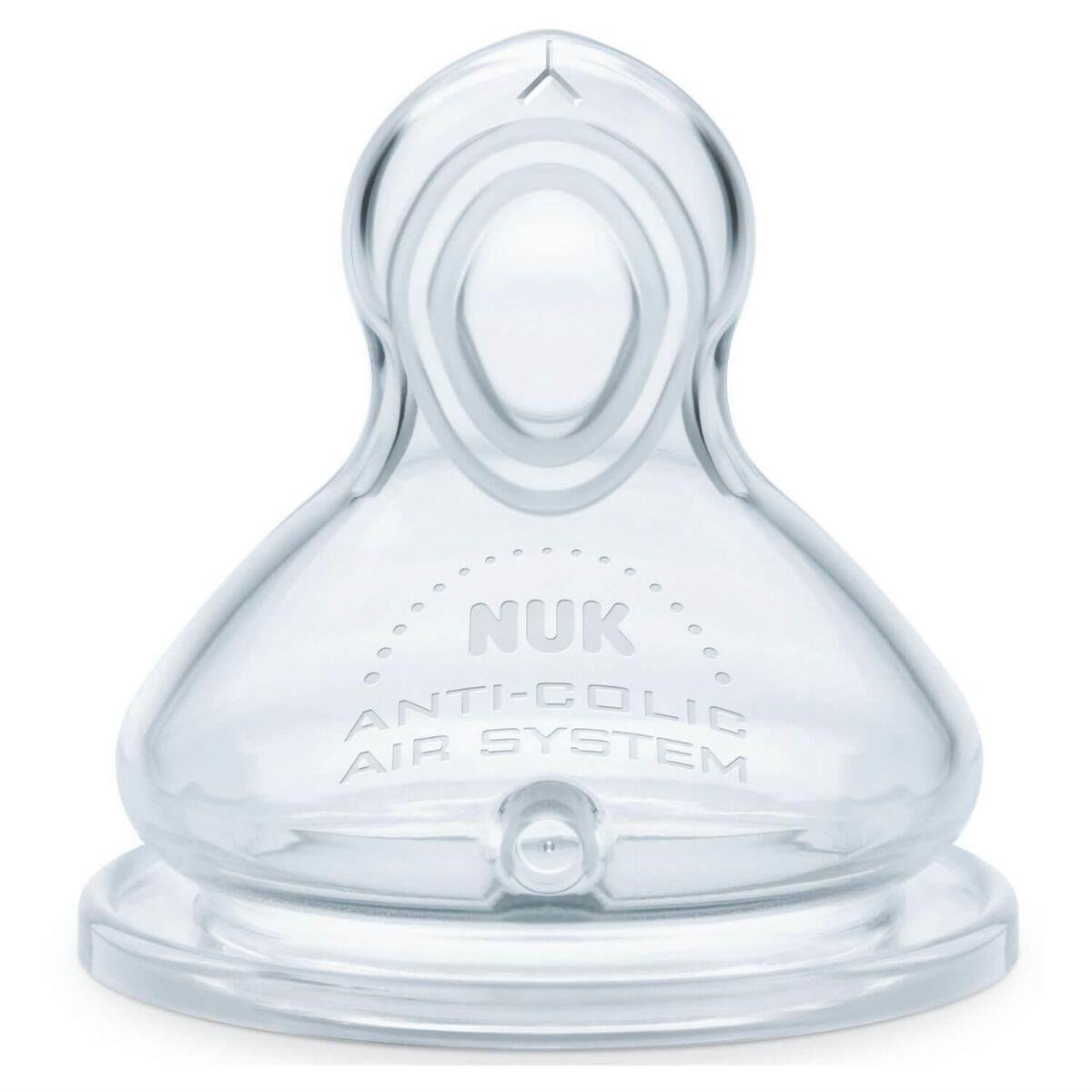 Nuk First Choice Plus Silikon Biberon Emziği 0+ Ay Küçük Delik