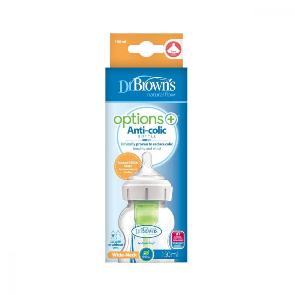 Dr Browns Options+ Geniş Ağız PP Biberon 150 ml