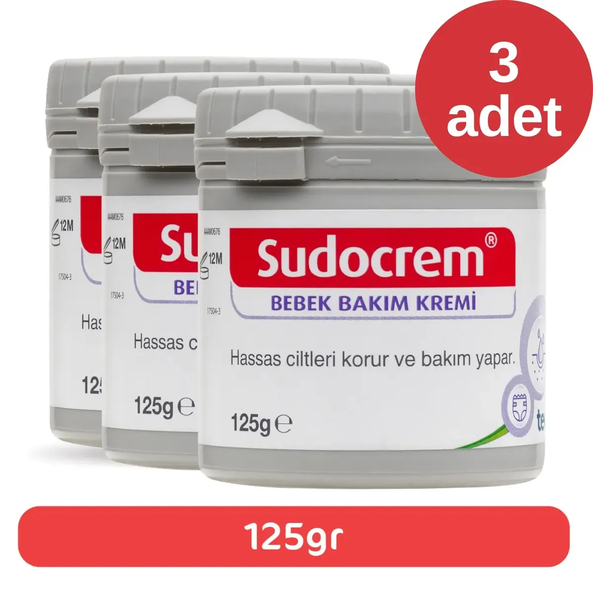 Sudocrem Bebek Bakım Kremi 125 gr x3