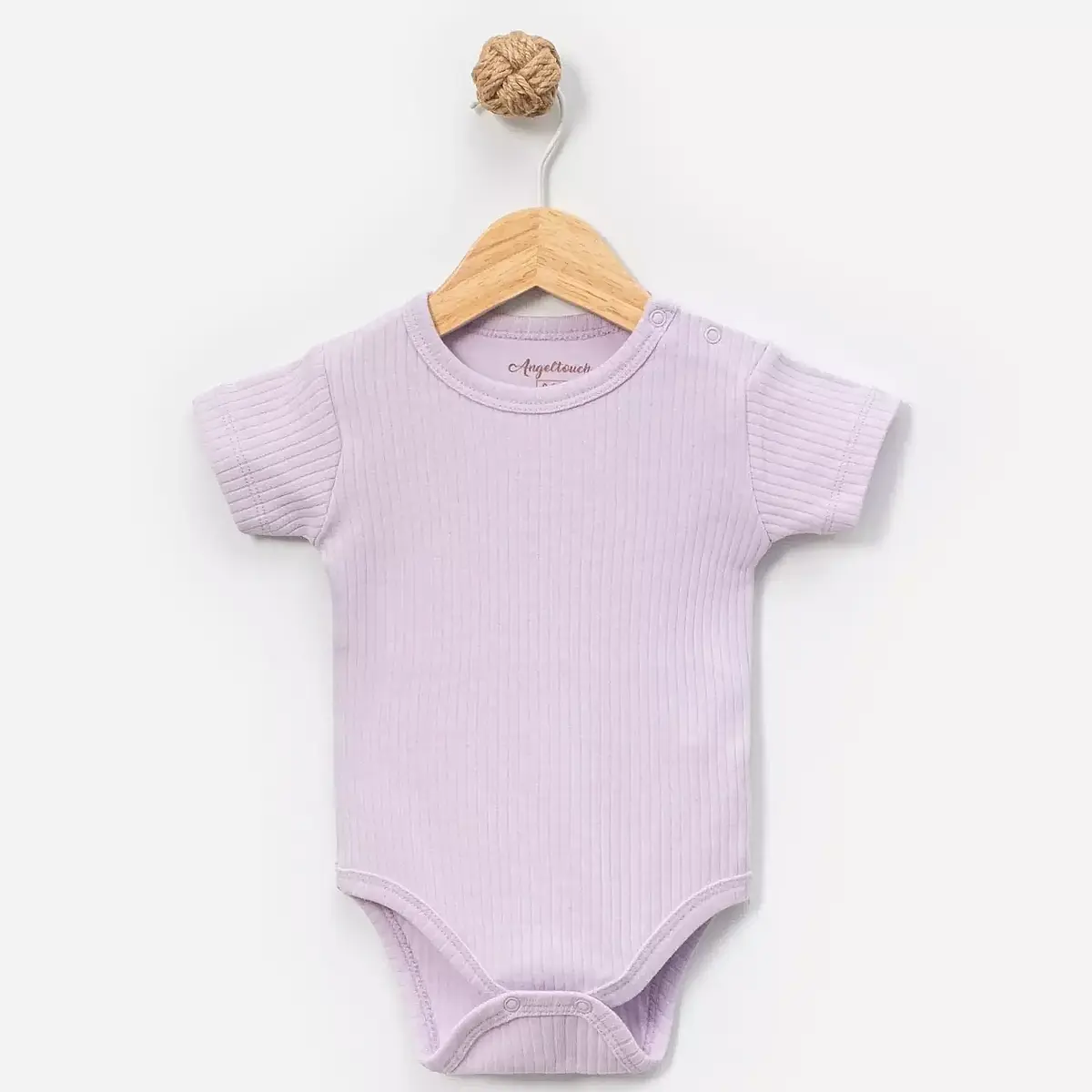 Angeltouch Body Kısa Kol Raporlu Lila