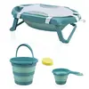 Babyjem Katlanır Banyo Seti 5li Yeni Turkuaz 