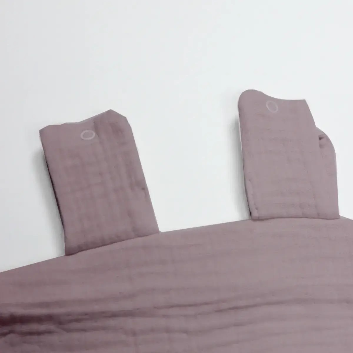 Bistyle Müslin Puset Yüz Örtüsü Fırfırlı Antrasit