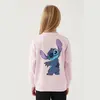 Stitch Sweatshirt Toz Pembe