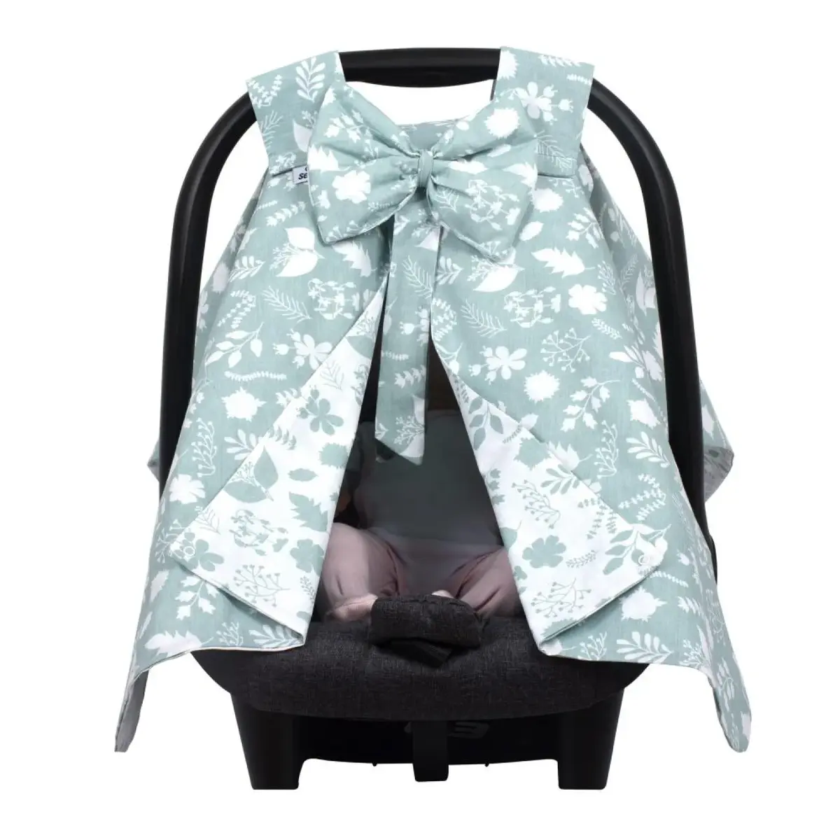 Sevi Bebe Fiyonklu Ana Kucağı Örtüsü Yaprak Sevi Bebe Fiyonklu Ana Kucağı Örtüsü Yaprak