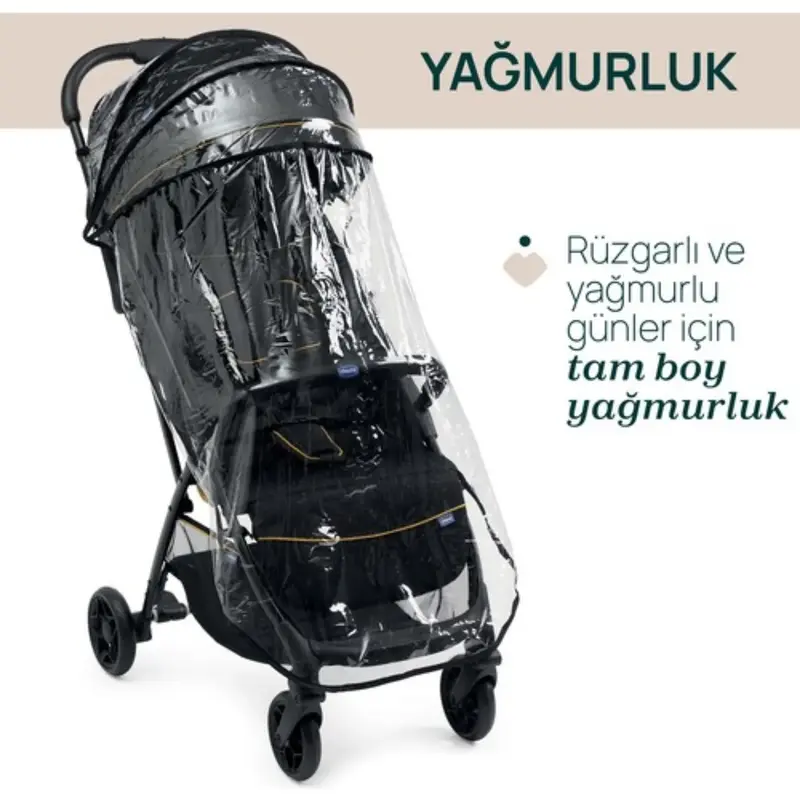 Chicco Glee Kabin Bebek Arabası Uneven Black