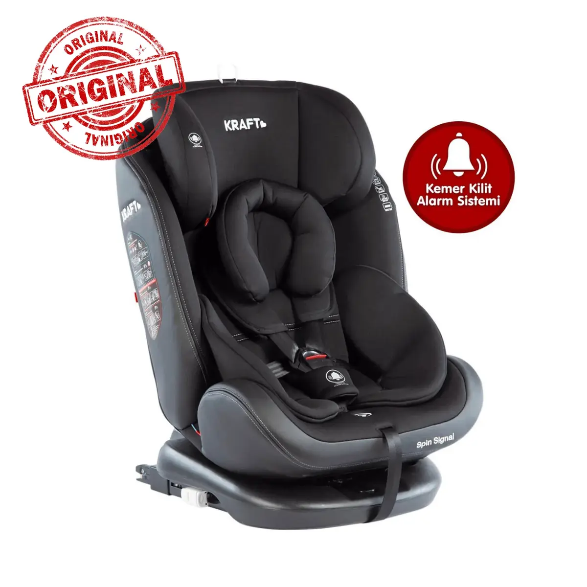 Kraft Spin Signal Oto Koltuğu 0-36 Kg Black