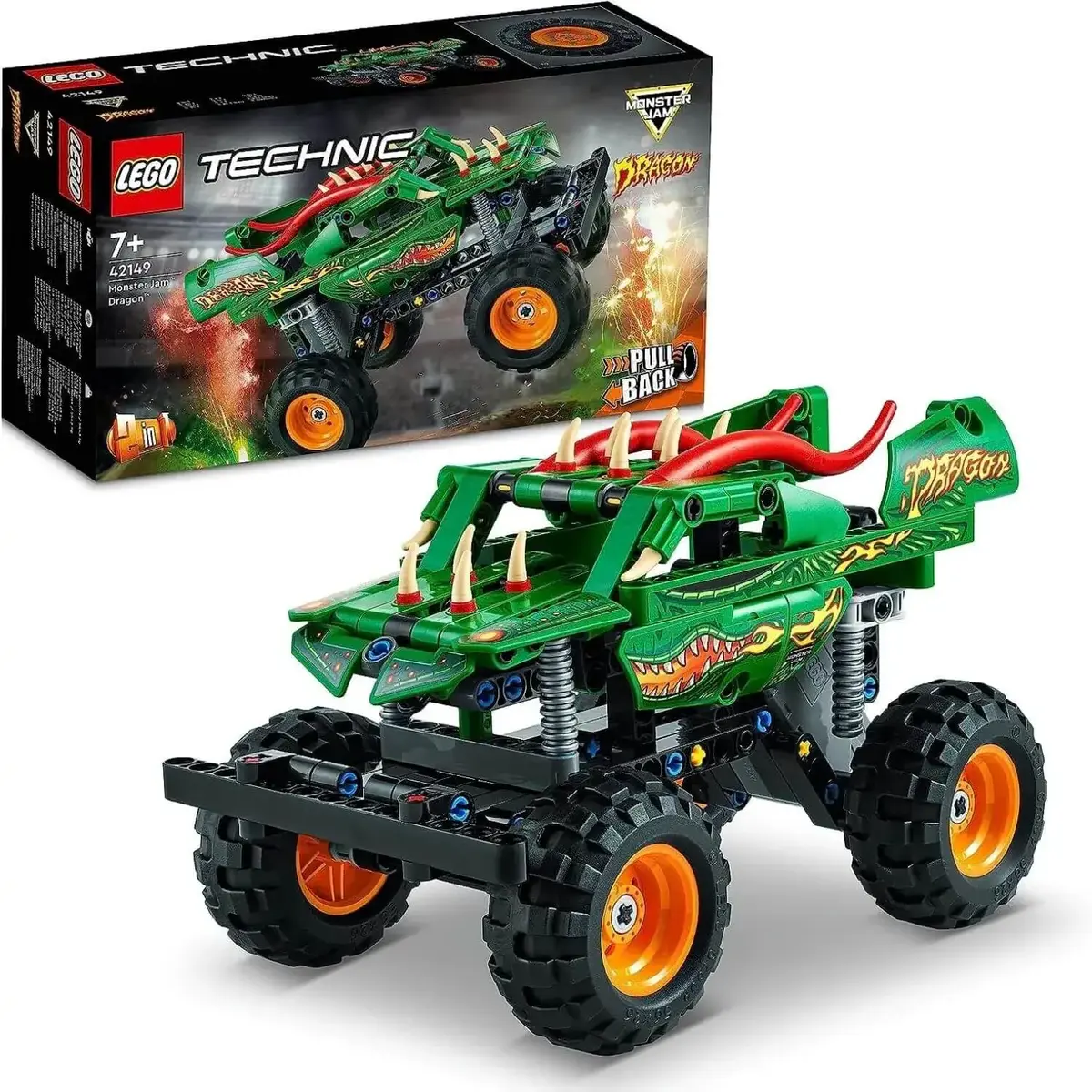 LEGO Technic Monster Jam Dragon 42149
