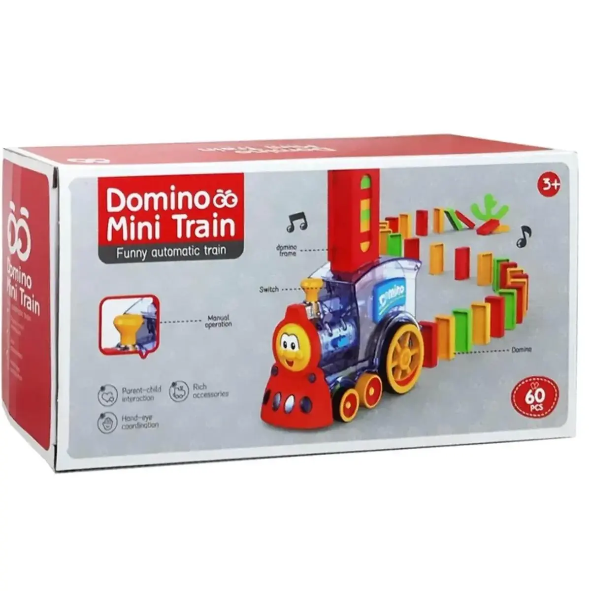 Kutulu Dominolu Pilli Tren