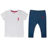 U.S. Polo 2li Takım T-Shirt Krem