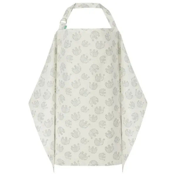 Fabu Bebe Emzirme Önlüğü Fil Gri