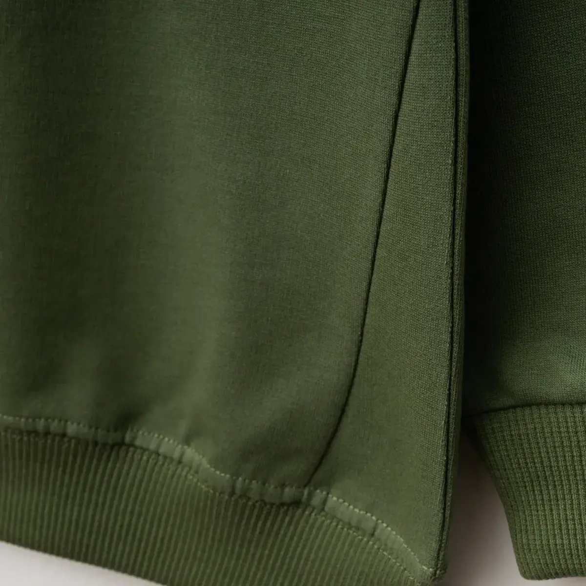 Winimo Sweatshirt Parçalı Basic Haki