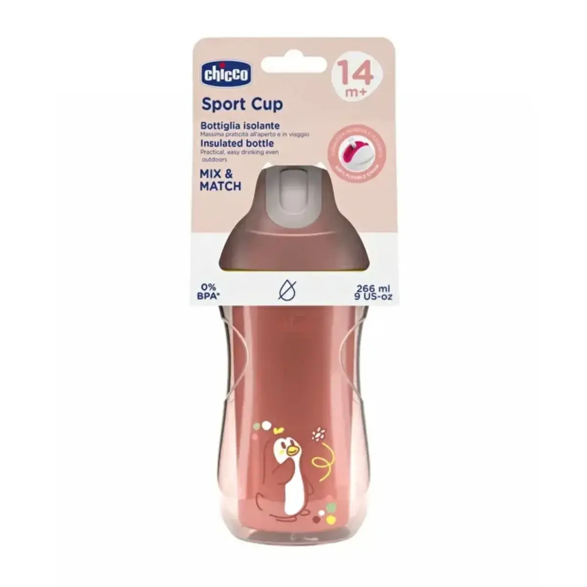 Chicco Sport Bardak Pipetli 14+ Ay Kız Yeni