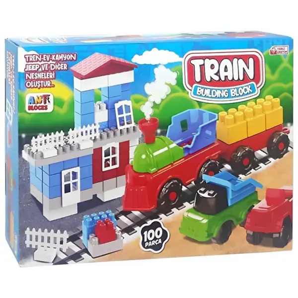 Ant Tren Garı Blocks 100 Parça