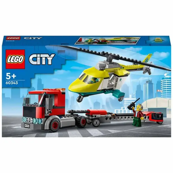 LEGO City Kurtarma Helikopteri Nakliyesi 60343