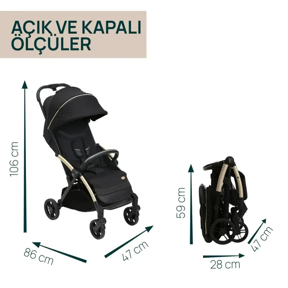 Chicco Goody XPlus Kabin Travel Sistem Bebek Arabası Dark Shadow