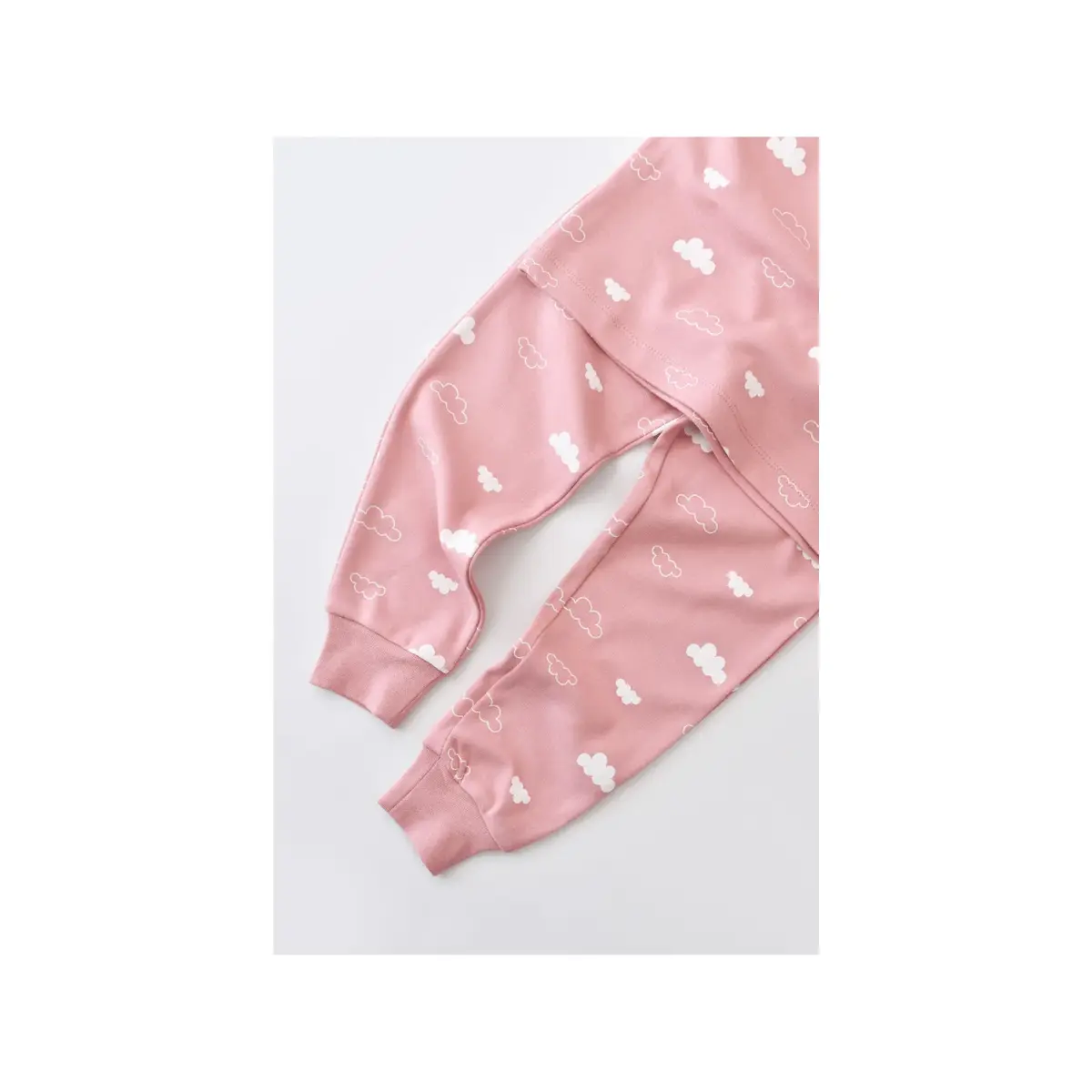 Bibaby Pijama Takımı Cute Cloudy Pembe