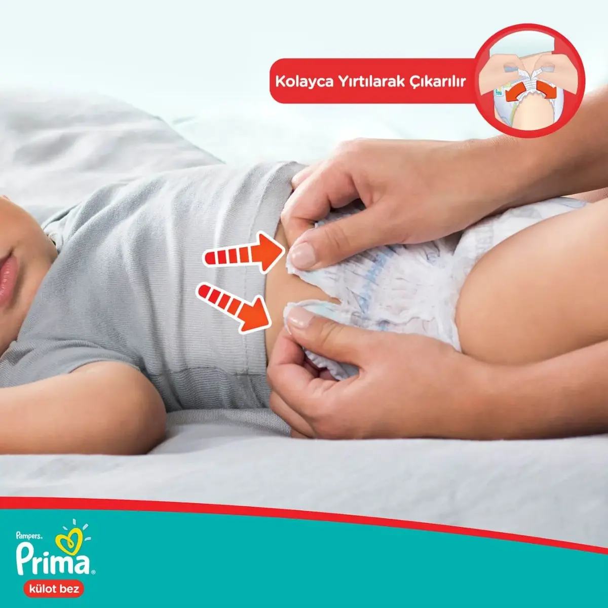 Prima Pants Külot Bebek Bezi 6 Beden Extra Large 15+ Kg 34li Jumbo Paket