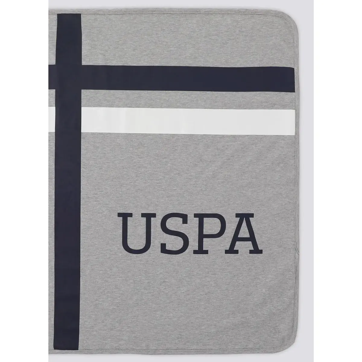 U.S. Polo Battaniye Gri Melanj