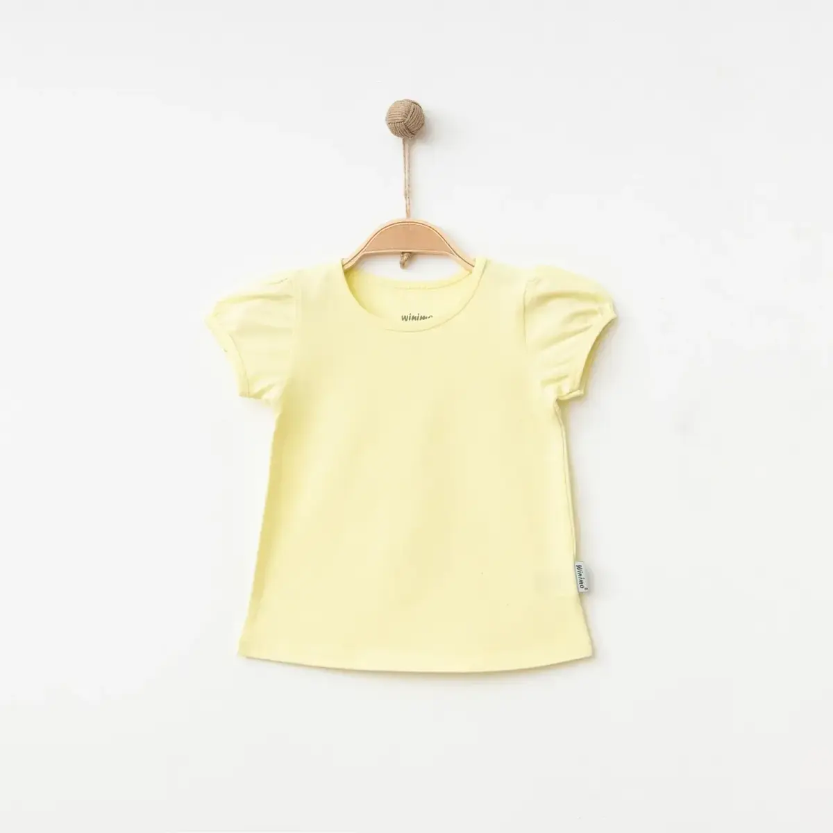 Winimo T-Shirt Basic Açık Sarı