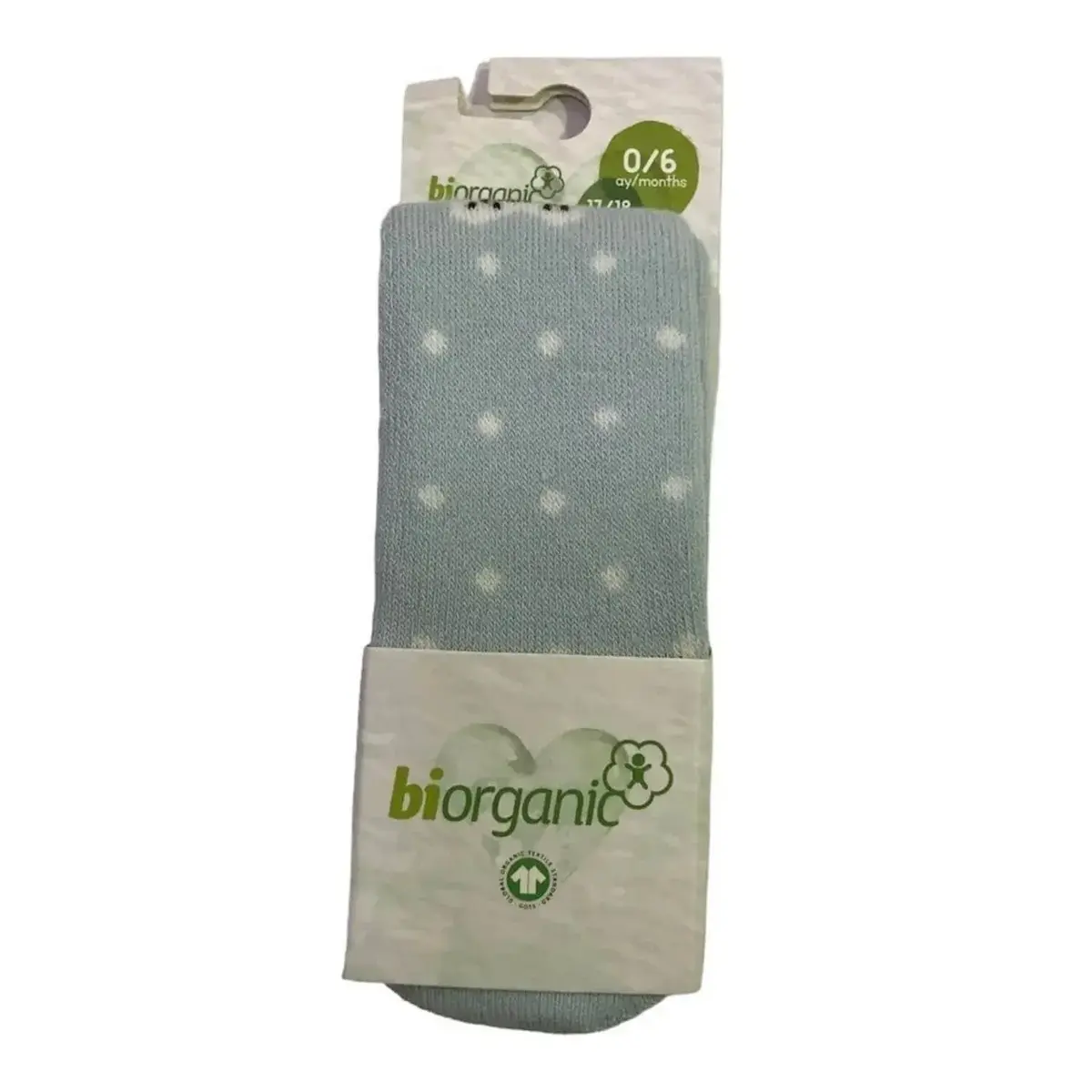 Bibaby Organik Çorap Külotlu Havlu Cute Face Mavi