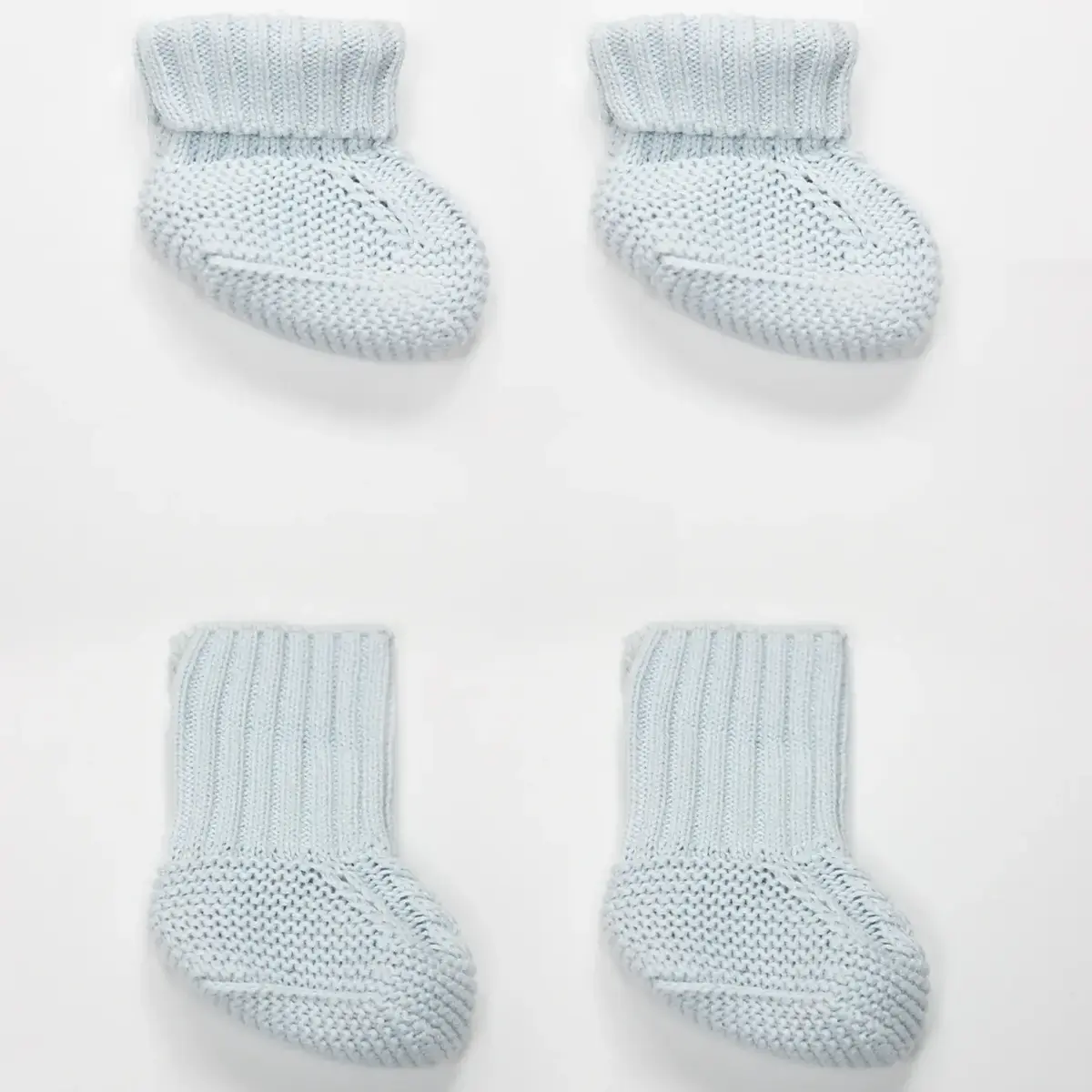 Bistyle Patik Triko Seperatörlü Mavi