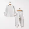 Bebolly Pijama Takımı Baskılı Gri
