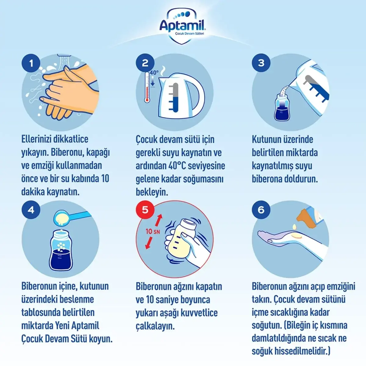 Aptamil 2 Devam Sütü 800 gr