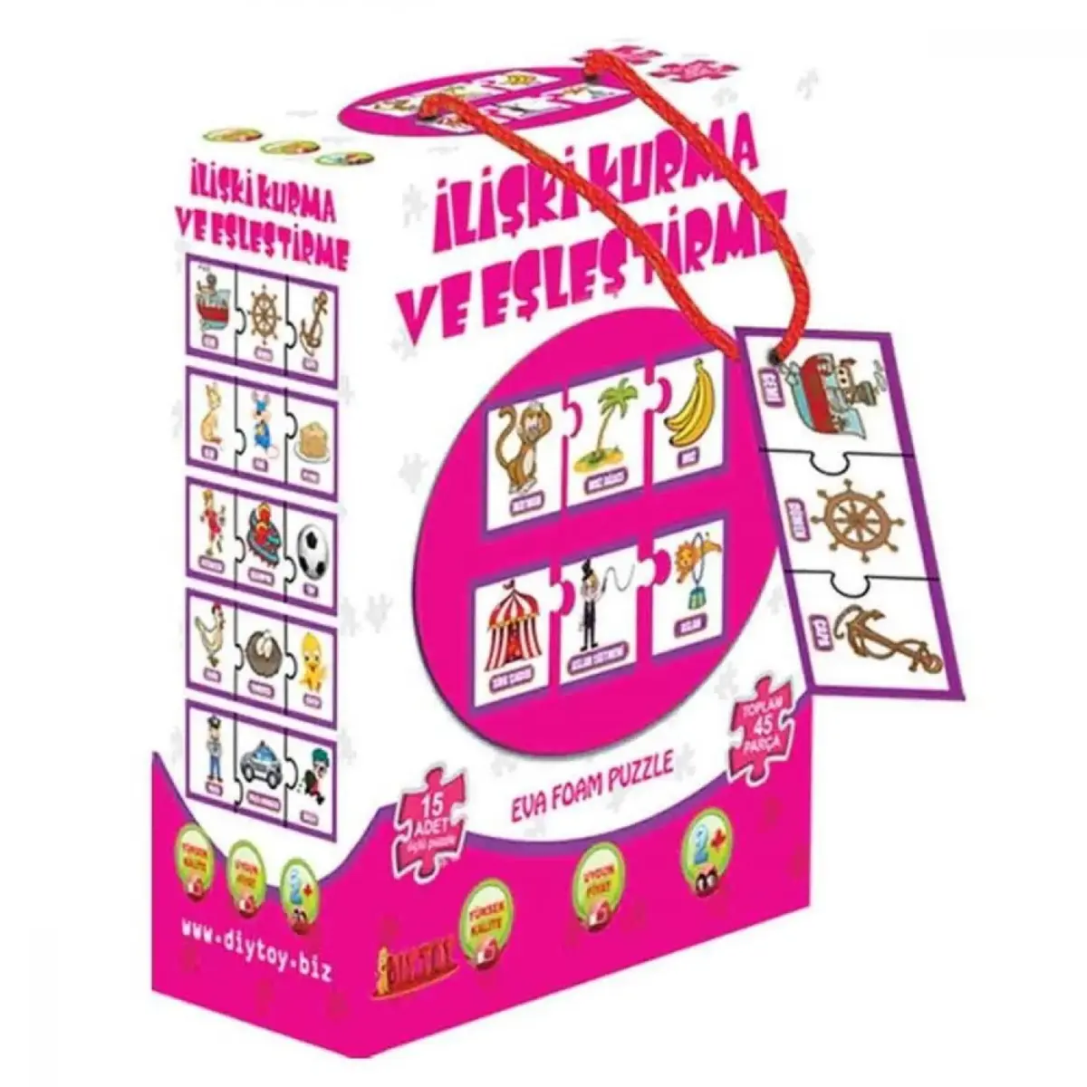 İlişki Kurma ve Eşleştirmeli Kutulu Puzzle